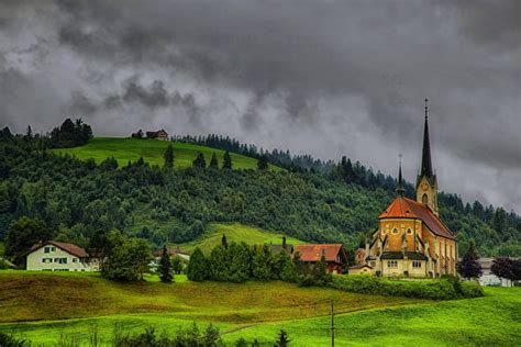 Photos Switzerland Einsiedeln Hdri Nature Mountain Meadow 600x400