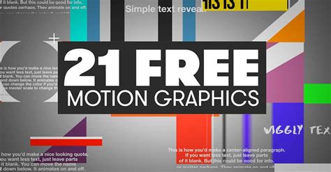 16 Must-Have Free Motion Graphics Templates for Premiere Pro