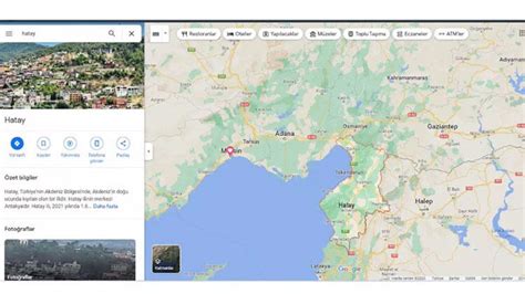 Google Hatayı haritadan sildi mi Hatay Google Haritalarda var mı yok