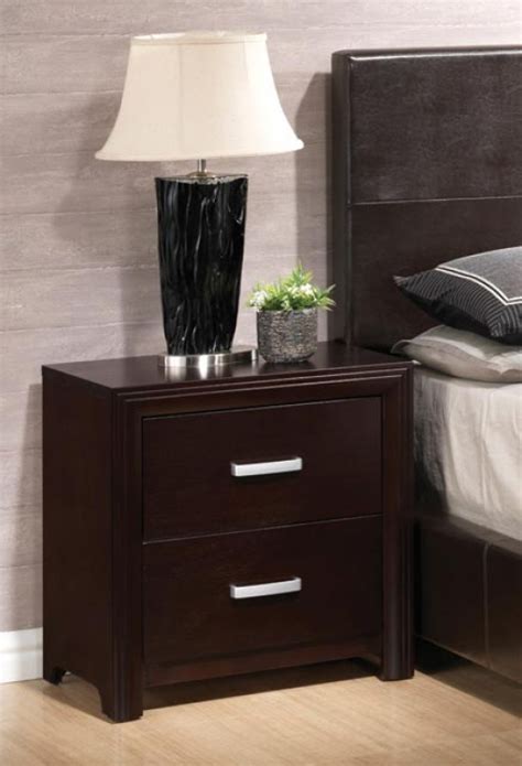 Coaster Andreas Vinyl Upholstered Low Profile Bedroom Set Cappuccino