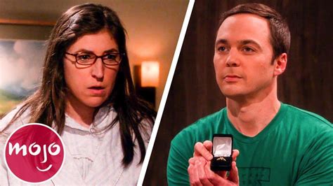 Top 10 Memorable Amy And Sheldon Moments