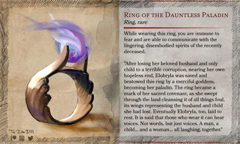Ring Of The Dauntless Paladin For Reenacting That Scene From Ghost