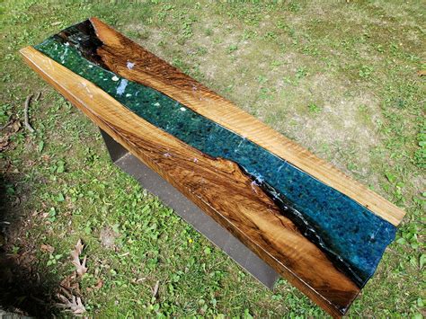 Handcrafted using ethically sourced live edge wood slabs native to this one of a kind redwood wood slab is featured as the bar top. Live Edge Bar Epoxy River Table Top Slab Wood Custom | Etsy