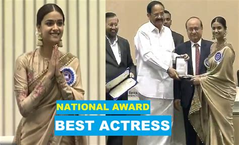 National Award 2019 Keerthy Suresh Wins Best Actress For Mahanati