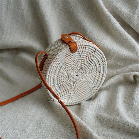 Lokatan Co Rattan Bags On Instagram “white Lotus Roundie With