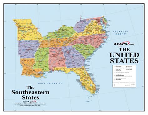 Southeast Region Map Printable That Are Influential Roy Blog