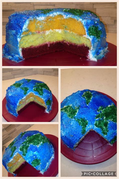 I Had To Make The Layers Of The Earth For A Science Project In Six
