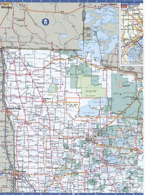 Map Of Minnesota Northernfree Highway Road Map Mn With Cities Towns