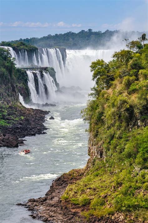 Devil S Throat At Iguazu Falls Argentina Stock Photo Image Of