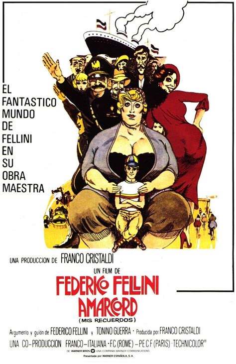 amarcord ~ federico fellini ~ 1973 ~ franco cristaldi movie posters