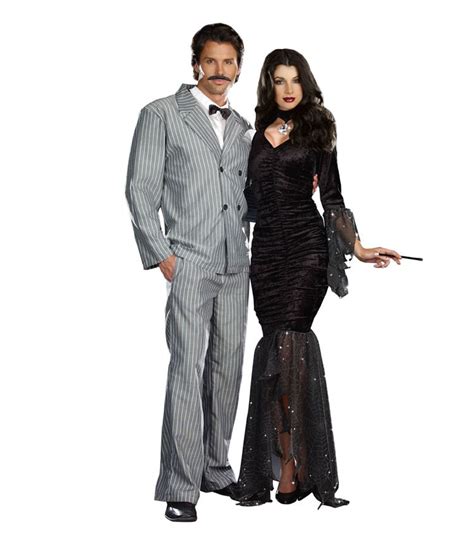 Morticia And Gomez Addams Couples Costume Couple Halloween Costumes Halloween Costumes