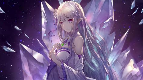 Princess Emilia Re Zero Live Wallpaper MoeWalls