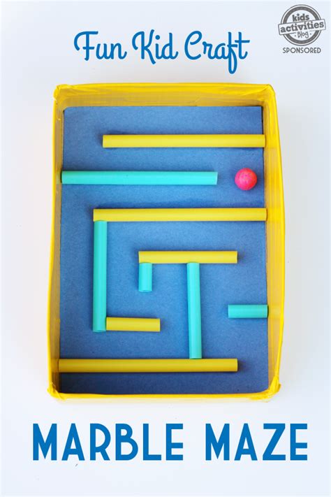 Super Fun Diy Marble Maze Craft For Kids Kids Activities Blog