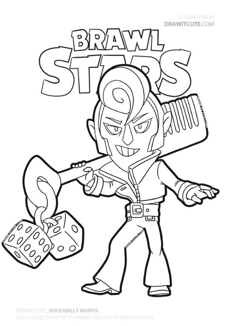 Mortis From Brawl Stars Coloring Page My XXX Hot Girl