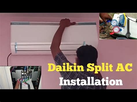 Daikin Split Ac Installation Tamil Youtube