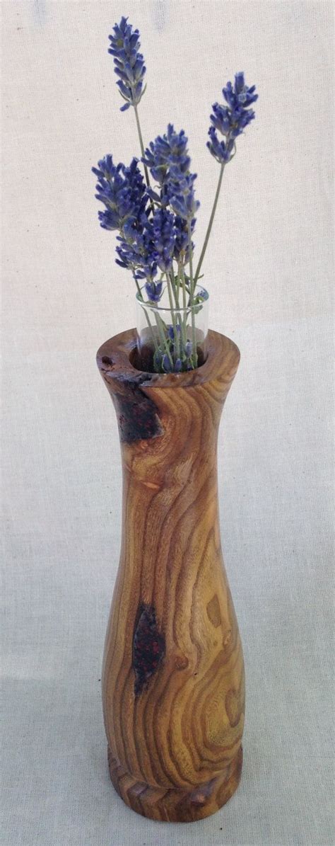 Red Bud Turned Wood Bud Vase Wood Turning Projects Bud Vases Wood