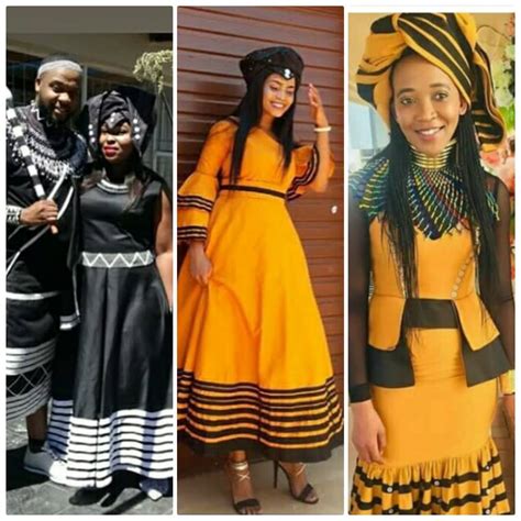 Traditional Xhosa Wedding Dresses And Attire For African