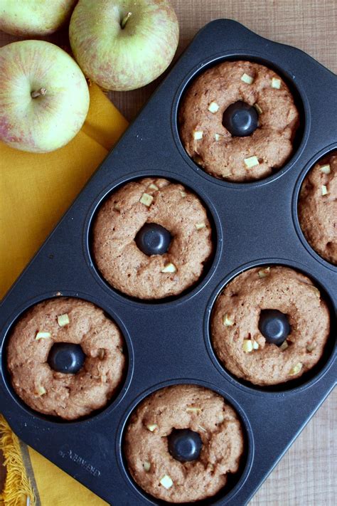 Vegan Apple Cinnamon Baked Doughnuts The Conscientious Eater