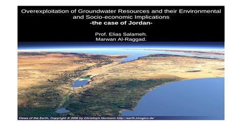 Pdf Overexploitation Of Groundwater Resources And Their