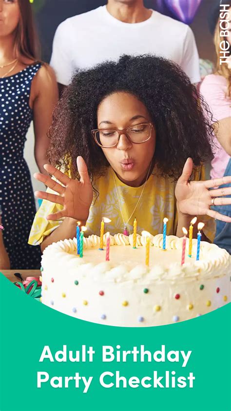 A Simple Birthday Party Checklist For Adults Artofit