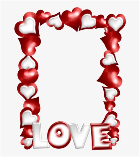 Love Heart Frame Template