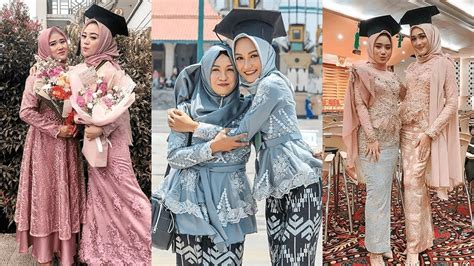 49 Inspirasi Model Kebaya Wisuda Modern 2020 2021 Untuk Muslimah Berhijab Dan Non Hijab Youtube