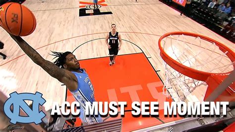 Uncs Caleb Love Scores His 1000th Point In Style Acc Must See