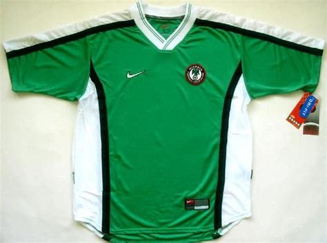 Nigeria 1998 Home Shirts Vintage Football Shirts Classic Football