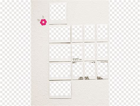 Polaroids Templates Collagues White Frame Png PNGEgg