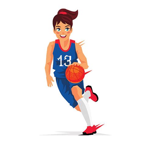 Girls Basketball Illustrations Royalty Free Vector Graphics And Clip Art