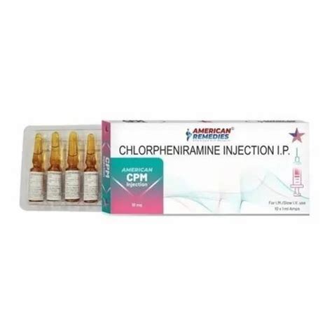 Chlorpheniramine Maleate 10mg Injection At Best Price In Nagpur