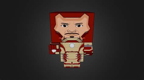 Iron Man Cubeecraft 3d Model By Kedarknk Bf6c3c6 Sketchfab
