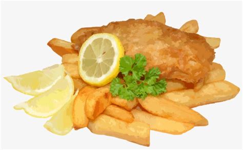 Download Fish Fry Png Clip Art Royalty Free Stock Fish And Chips Background Transparent PNG