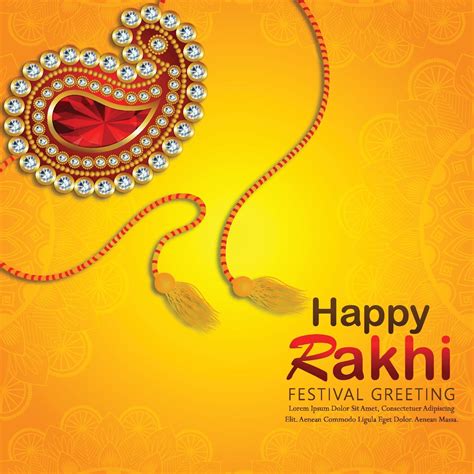 Happy Rakhi Decorative Rakhi With Gold And Crystal With Ts 2215187