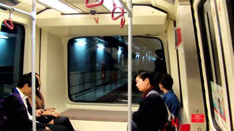 乘坐广州地铁apm线 The View From A Guangzhou Metro Apm Line Train Youtube