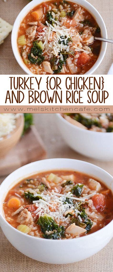 Minced meat is something many of us always have handy. Turkey (or Chicken) and Brown Rice Soup | Recipe | Soup recipes, Instant pot recipes, Healthy ...