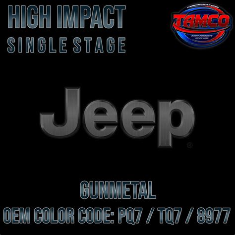 Jeep Gunmetal Pq7 Tq7 8977 Oem High Impact Single Stage