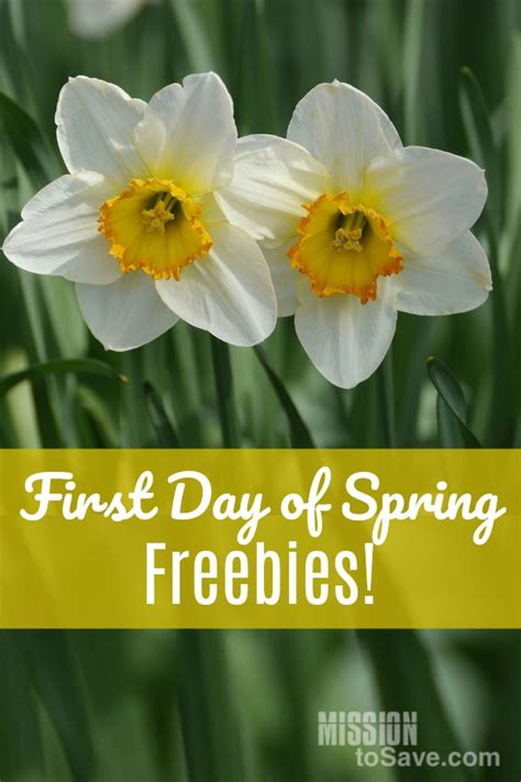 First Day Of Spring Freebies Mission To Save