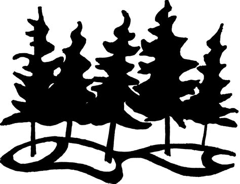 Black and white forest animals vector silhouettes. Best Forest Clipart #24161 - Clipartion.com