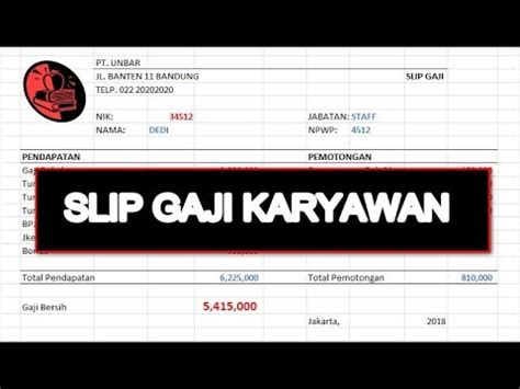 Pemkab musi banyuasin (muba) mencairkan dana bantuan operasional sekolah daerah (bosda) untuk gaji bagi 1.907 guru honorer yang jumlahnya mencapai rp20 miliar. Download Aplikasi Slip Gaji Excel - Revisi Sekolah