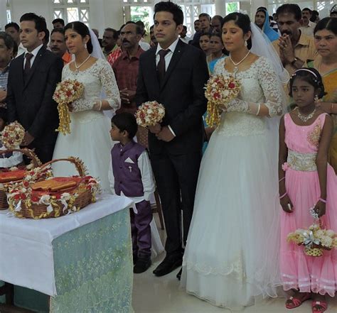 Everthing Seems So Similar Indias Identical Twin Priests Administer Weddings Of Twin Grooms With