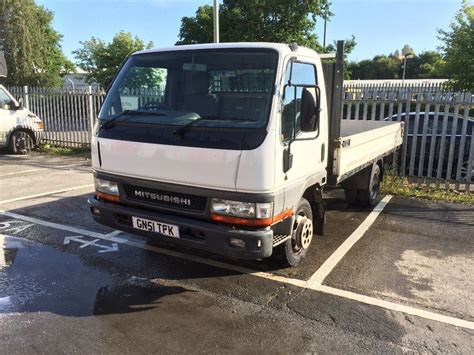 Mitsubishi Canter 35 Ton Tonne Dropside Flatbed Truck Van Export In