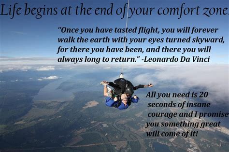 Can anything top the thrill of throwing yourself out of a plane embrace your inner daredevil with the collection of insightful and humorous skydiving quotes below. This is a photo of me skydiving with some of my favorite ...