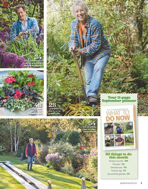 Bbc Gardeners World Magazine September 2020 Back Issue
