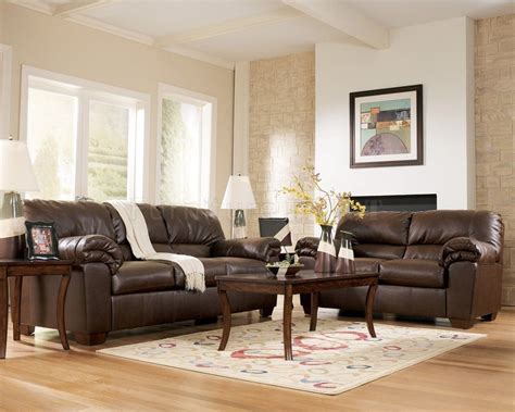 Living Room With Brown Leather Sofas Decorating Ideas State Living