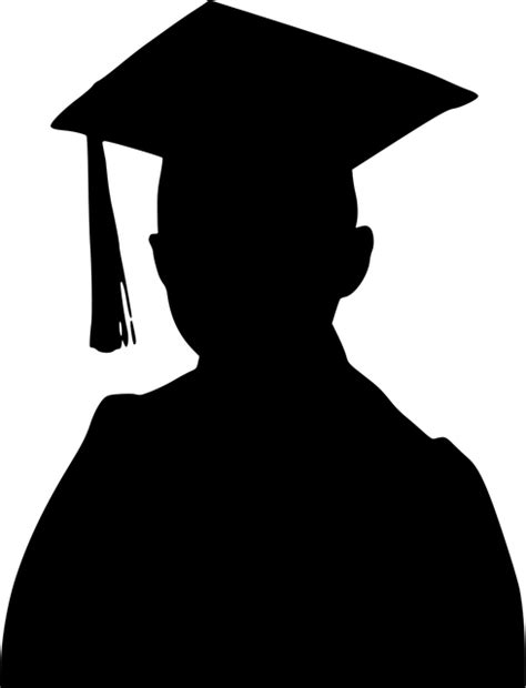 Download Graduation Silhouette Boy · Free vector graphic on Pixabay