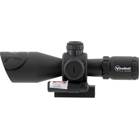 Firefield Barrage 25 10x40 Riflescope With Red Laser Scopes
