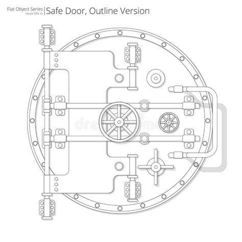 Safe And Vault Door Stock Vector Illustration Of Precious 101781845