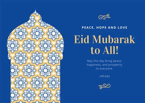 Customize 44 Eid Al Fitr Card Templates Online Canva