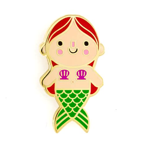 Mermaid Baby Pin Red Hair These Are Things